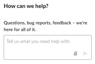 Comando de feedback em Slack.