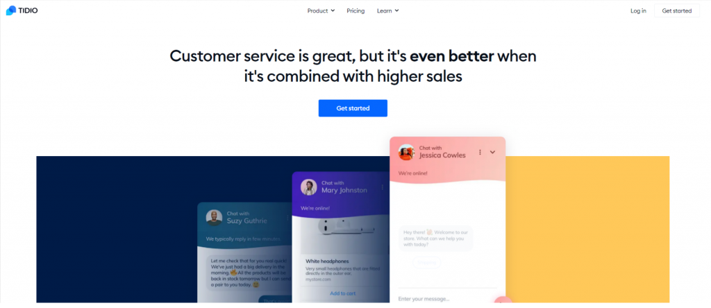 Live chat for ecommerce platforms.
