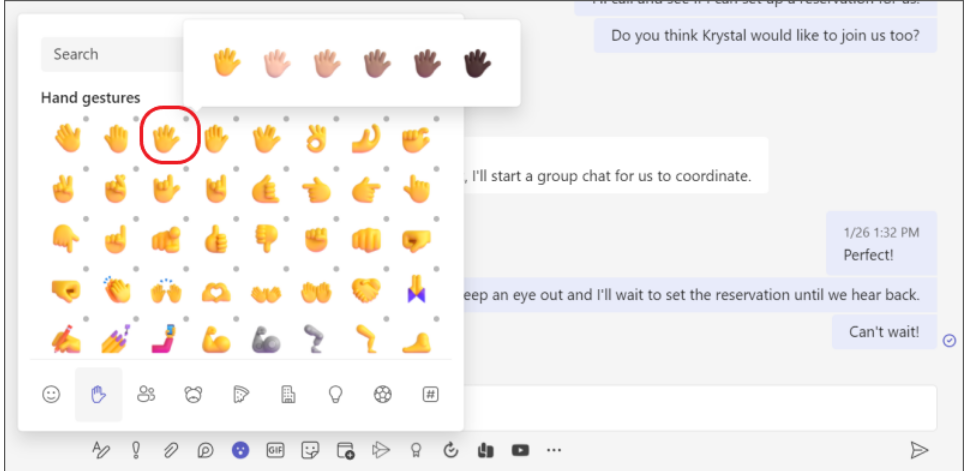 Adding custom emoji to MS Teams.