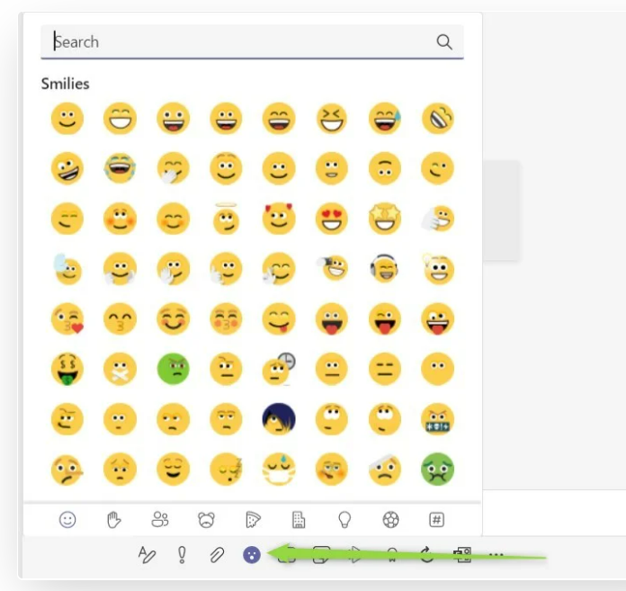 Emojis de Microsoft Teams.