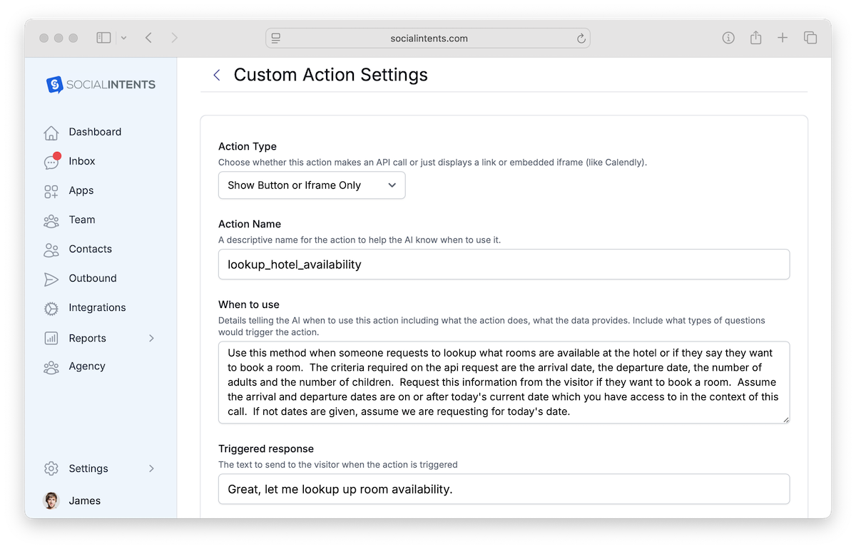 AI Custom Button Setup